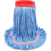 Premier Super Loop™ Antimicrobial Looped-End Wet Mop - Blue Wet Mops