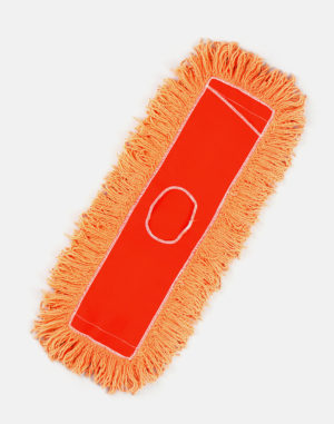 Premier Pacific™ Launderable Dust Mop - Orange Dust Mops