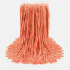 Premier Select Cotton Cut-End Wet Mop - Orange Wet Mops