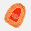 Premier Wedge Launderable Dust Mop - Orange Wedge Mops